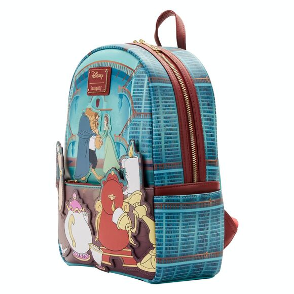 Loungefly Disney Beauty And The Beast Library Scene Mini Backpack main image 4